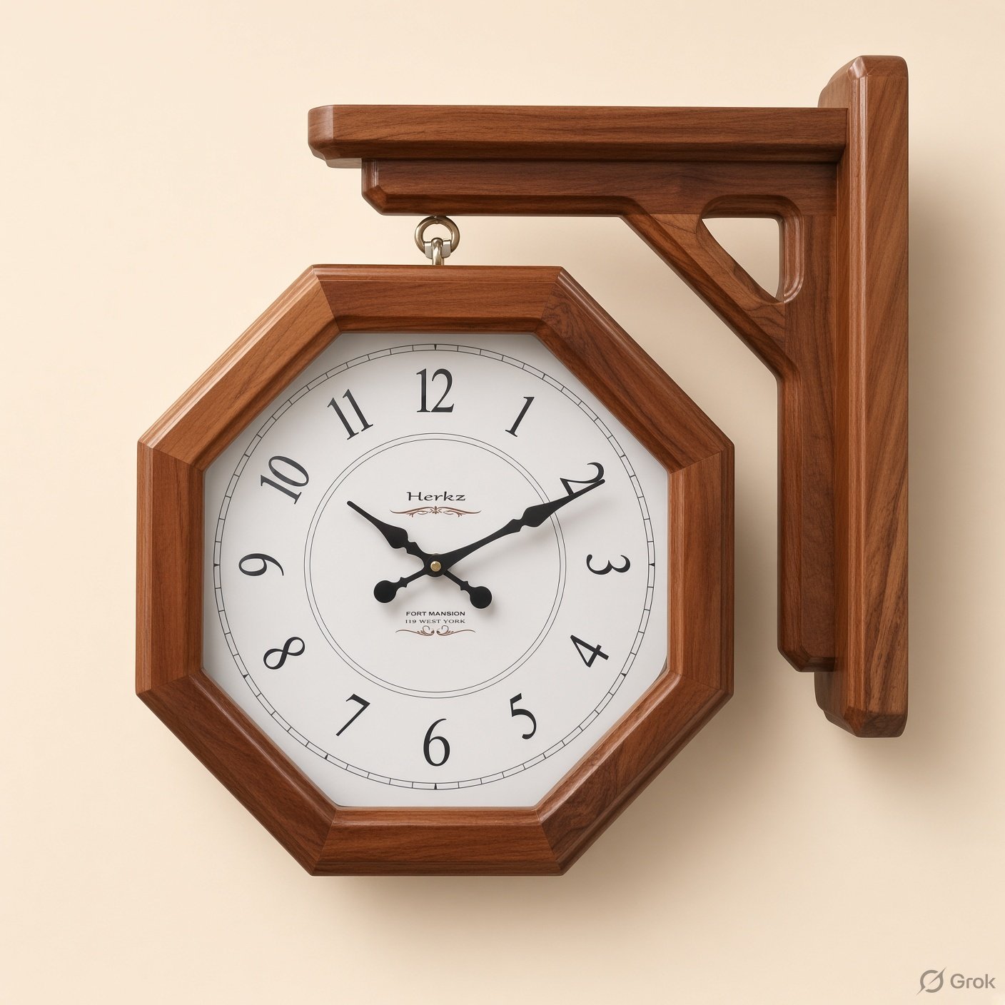 Wooden Dual Side Clocks